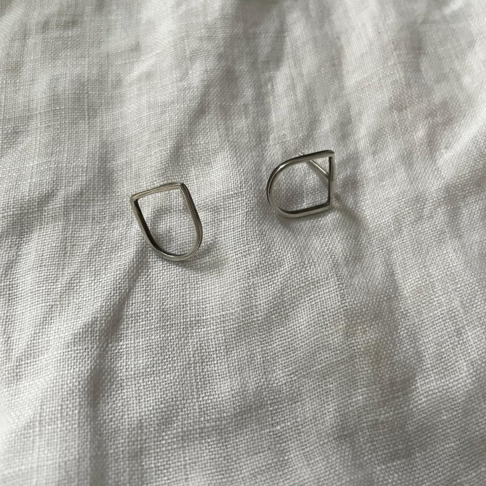 Erin Considine Sterling Silver Shape Earrings